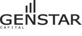 Genstar Capital logo with three ascending vertical bars above the letter "N" and the word "CAPITAL" in smaller text below "GENSTAR.
